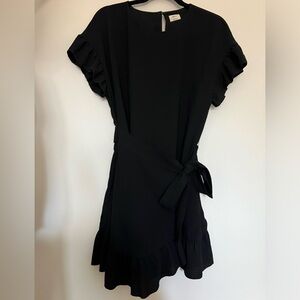 Aritzia Wilfred Wrap Mini Dress